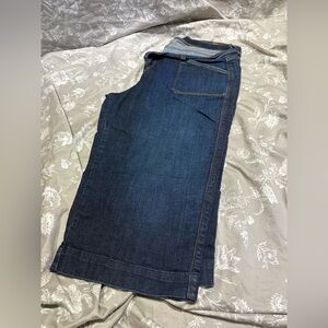 Levi’s wide leg cropped jeans 18W gauchos